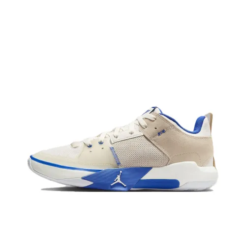 Jordan One Take 5 Basketball Shoes Men Low-Top Brown Blue