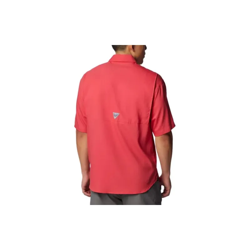 Columbia PFG Tamiami Shirt Men's Sunset Red-1