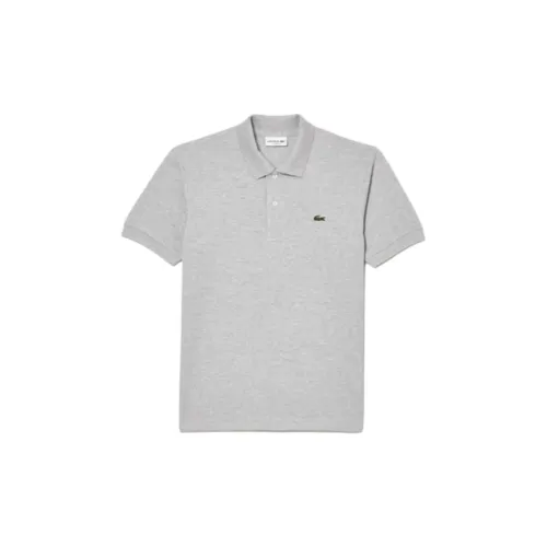 LACOSTE Polo Shirts Men Gray