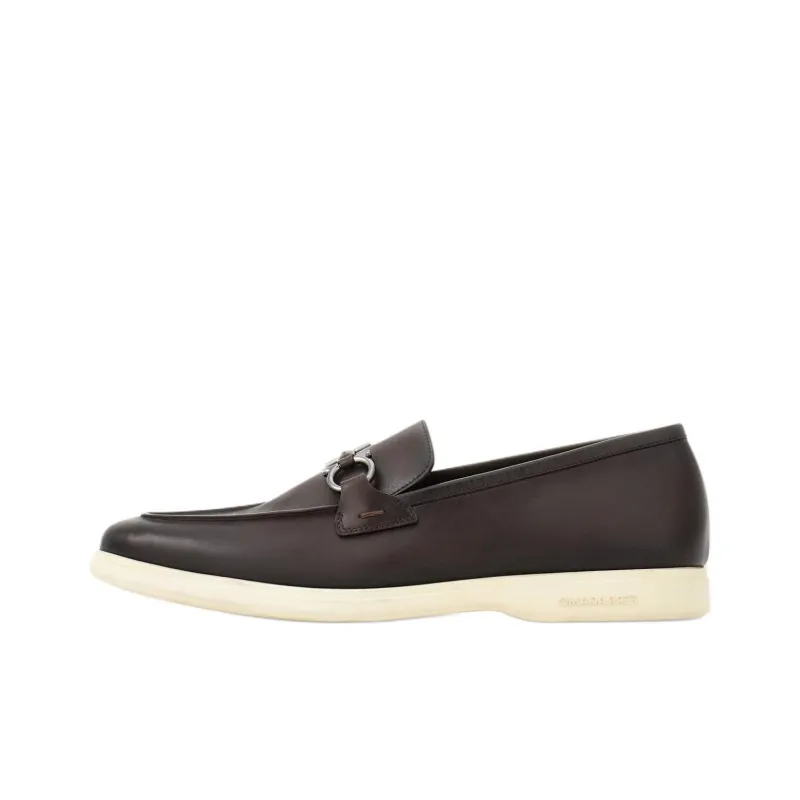 FERRAGAMO GANCINI Loafers Men's Brown-0