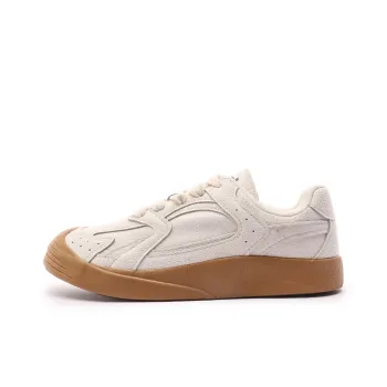 Mengsai Height Increasing Lightweight Breathable Low-Top Casual Skateboard Shoes Unisex Oatmeal Beige