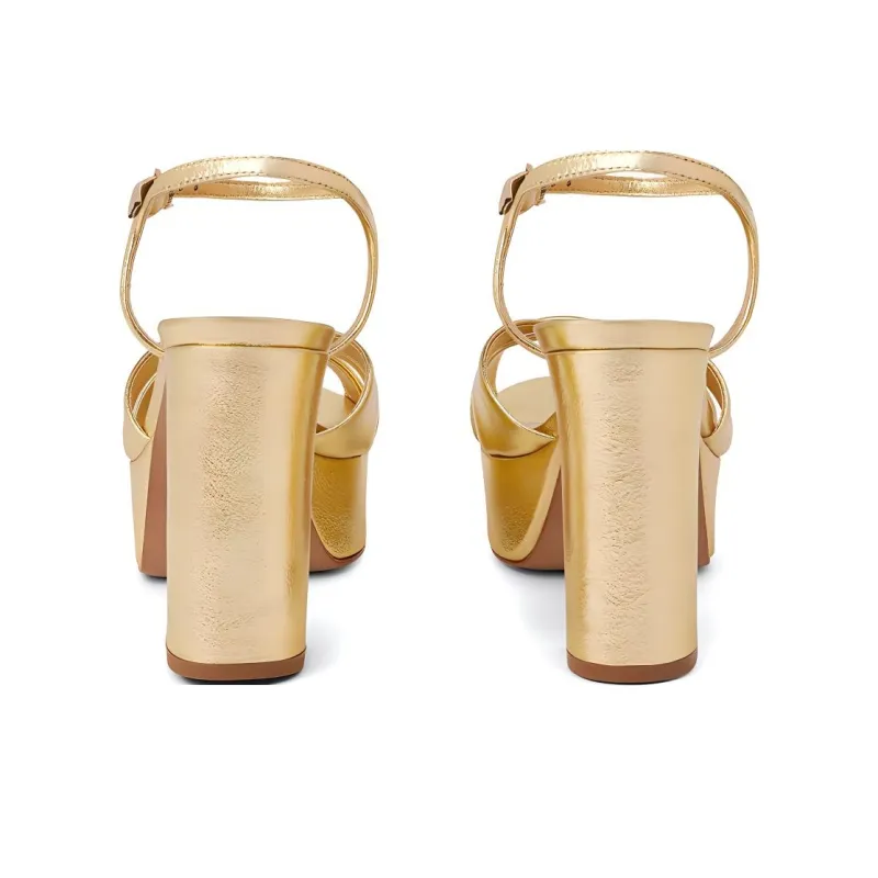 Schutz Keefa 105mm Platform Leather Sandals-3