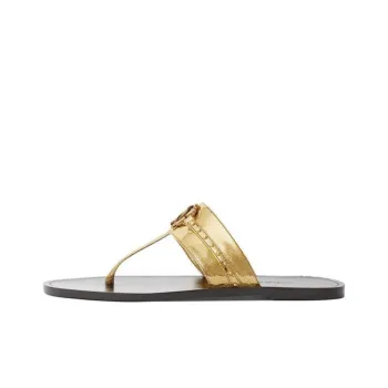 Roberto Cavalli Flip Flops Women's Gold