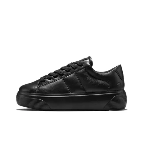 Ecco Low Top Skateboard Shoes Women's Black