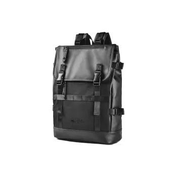 ONRF PVC Polyester Backpack Large Size Unisex Black