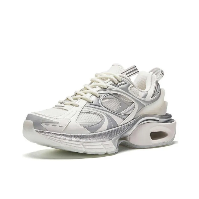 Anta Life Collection Abrasion Resistant Low Top Casual Shoes Men's Papyrus White-1