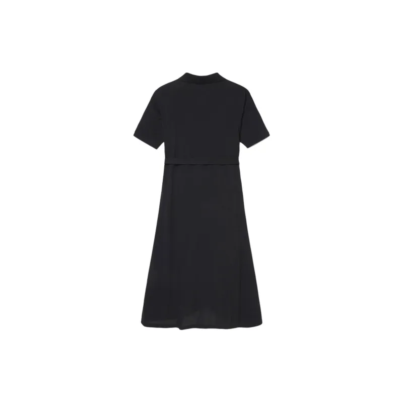 LACOSTE Short-Sleeved Dresses Women's Black-1