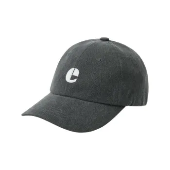 Emis Cotton Baseball Caps Unisex Dark Gray