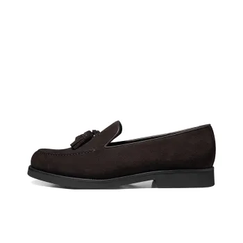 THOM WILLS British Style Velvet Tassel Loafers Casual Shoes Men's