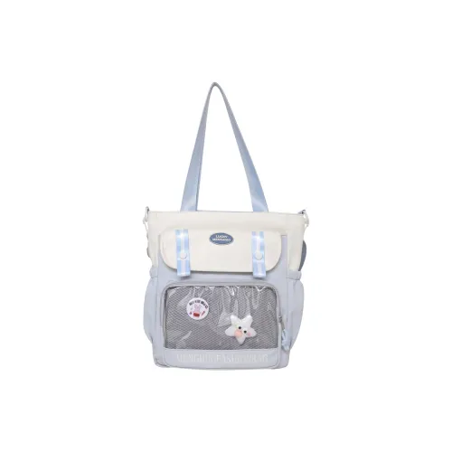 BALLY Bar Canvas Bucket Bag