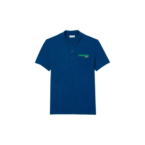 LACOSTE Polo Shirts Men Blue