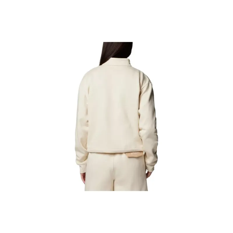 Columbia Lodge™ Quarter Zip Pullover Sweatshirt Women's Chalk-1