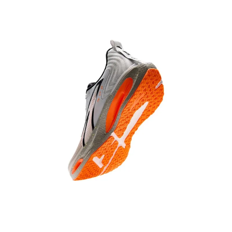 Anta Hole Cushioning, Wear Resistant Low Top Running Shoes Men's Gray Orange-3