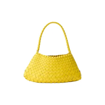 Dragon Diffusion Buffalo Leather Handbag Women's Yellow