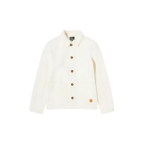 A.P.C Jackets Men Beige