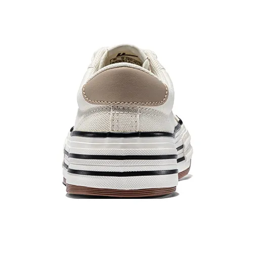 Warrior Students' Elegance Casual Women's Shoes Lightweight Low Top Canvas Shoes Women's Beige-3