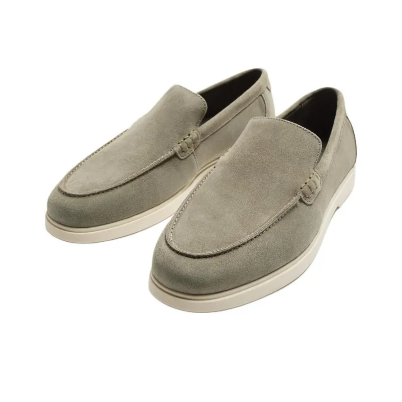 ZARA Loafers Men Light Green-2