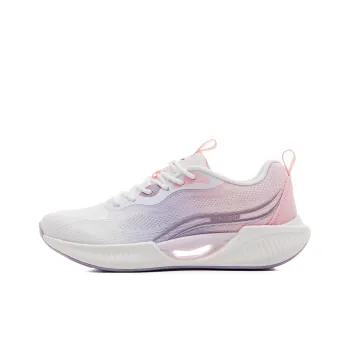Warrior Wing Series Anti Slip And Wear Resistant Lightweight Low Top Running Shoes Women's Beige Pink