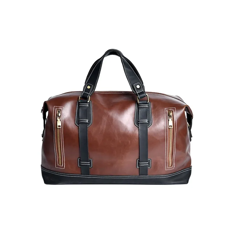 COTECi PU Travel Bag Tubas Unisex Black/Brown/Coffee-10