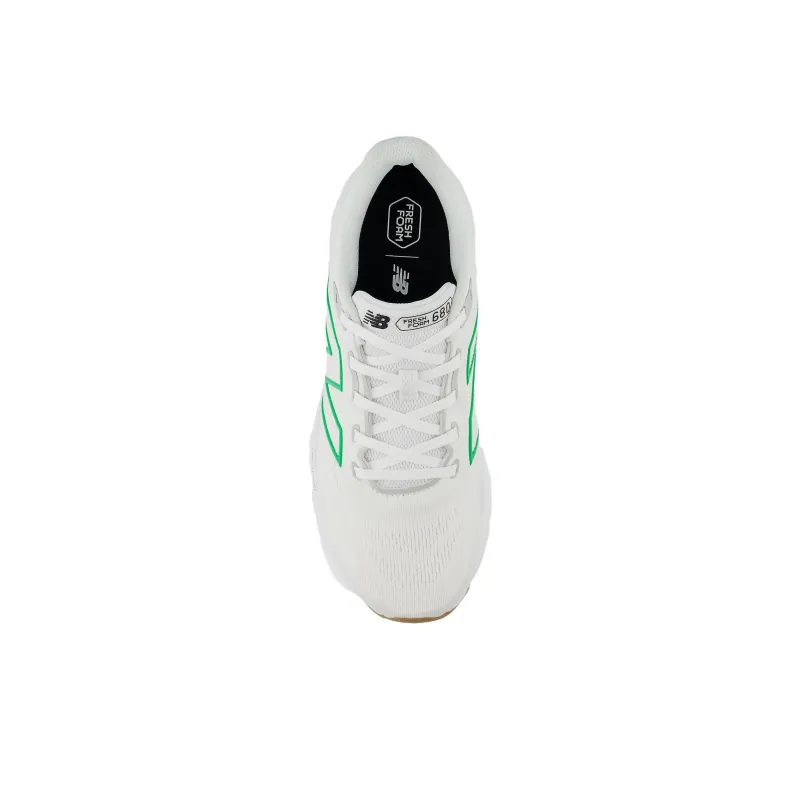 New Balance Fresh Foam 680v8 White Brighton Grey Kelly Green-3