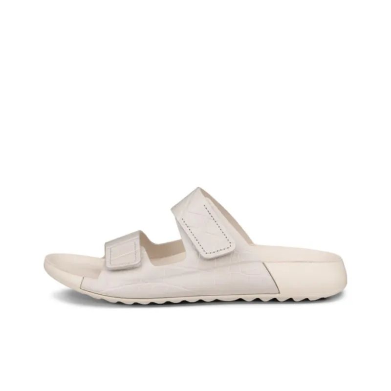 Ecco Slip-Resistant Abrasion-Resistant Slide Slippers Women's White-0