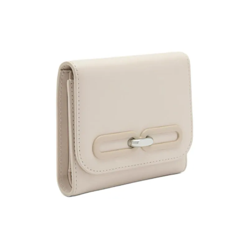 PEDRO Calfskin Wallet Women's Cream-1