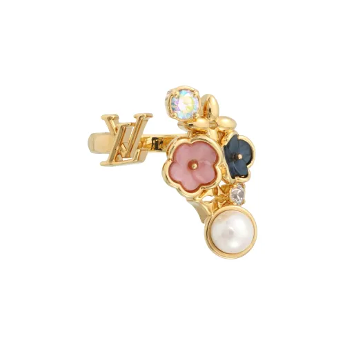 LOUIS VUITTON Metal Rings Women's Gold