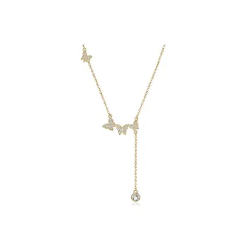 NAME.S Zircon Necklaces Women's