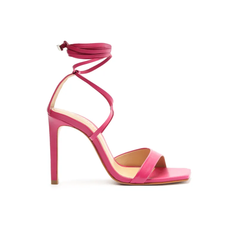 Schutz Bryce Strap Sandals 10.8cm Women's Rose Red-1