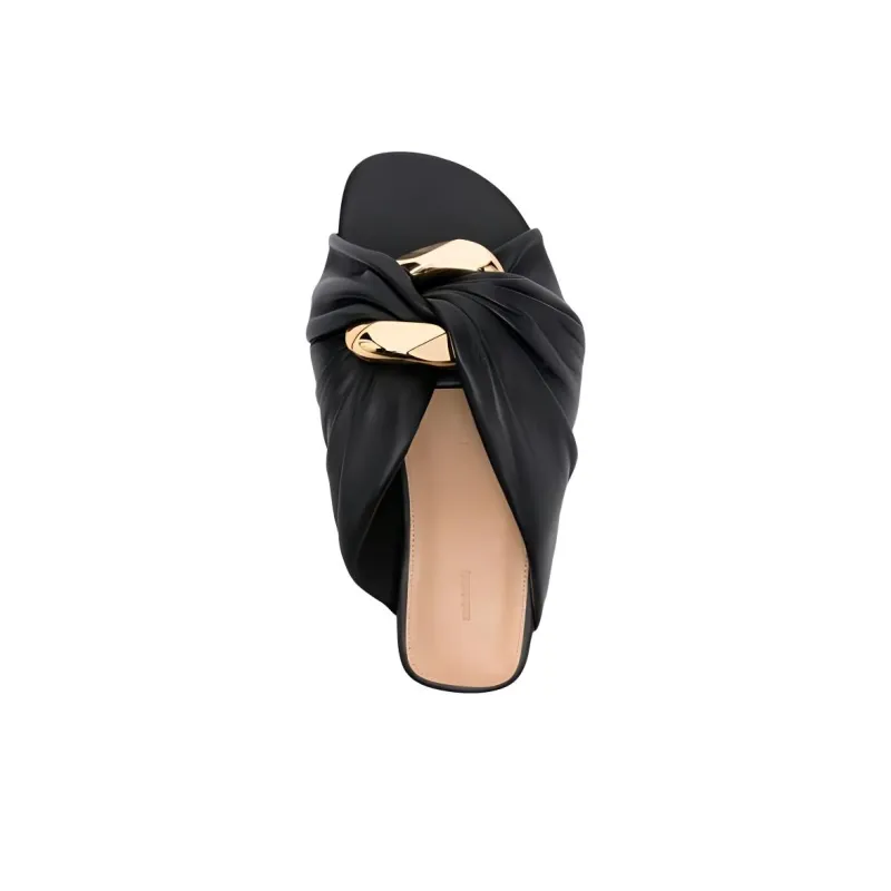 JW Anderson Corner Leather Flats-3