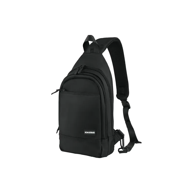 BACKSTAGE Fabric Small Crossbody Bag Sling Bag Crossbody Bag Regular Men's Black/Dark Blue-1