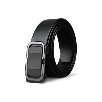 VINEY Cow Split Leather Belts Men's Width 3.5