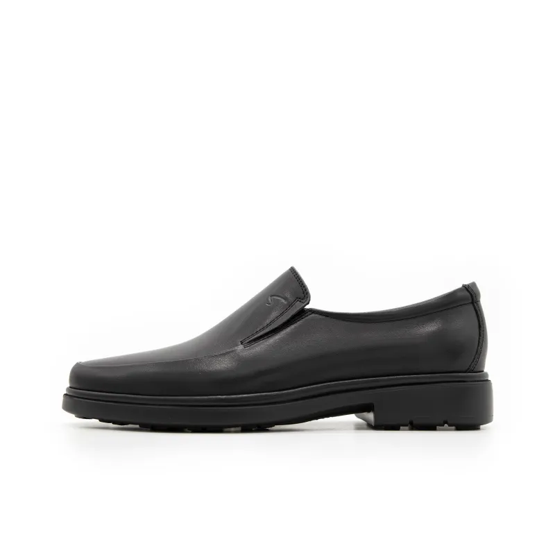 Satchi Business Formal Casual Leather Slip on Shoes Men's Black-0