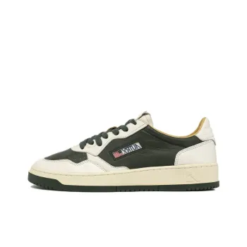 AUTRY Medalist Anti-Slip Wear-Resistant Low-Top Skateboard Shoes Men's Beige Green