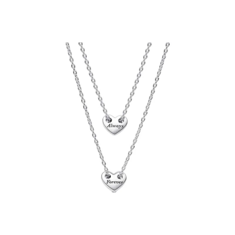Pandora Sterling Silver Necklaces Women's Silver-0