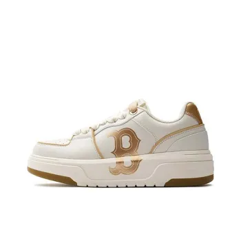 MLB Chunky Liner Cushioning Breathable Low Top Skateboard Shoes Unisex Gold