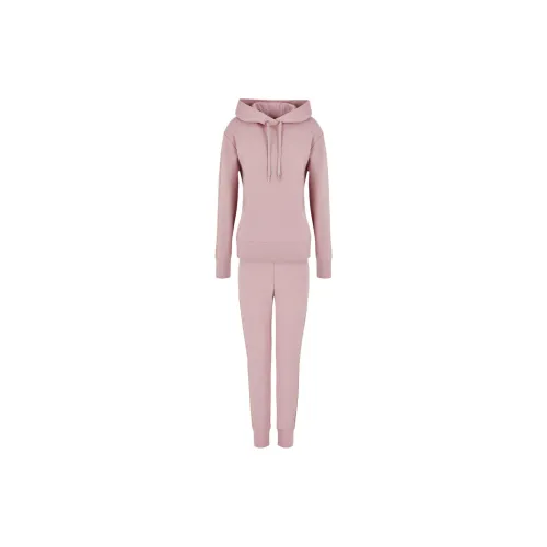 EMPORIO ARMANI EA7 Sweatshirt Sets Women's Pink