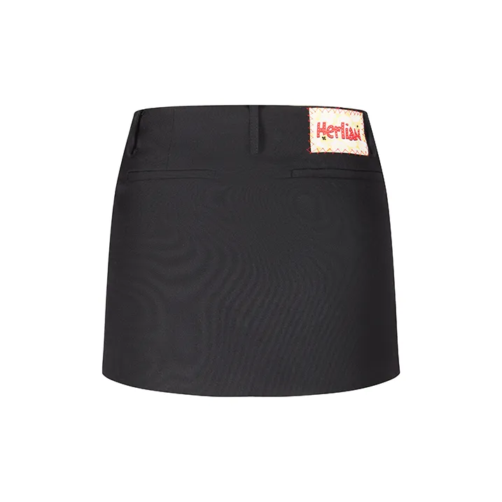 HERLIAN Casual Short Skirts Women's Black-1