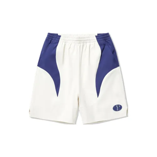 LiNing Sports Shorts Men Off White Shadow Purple Blue