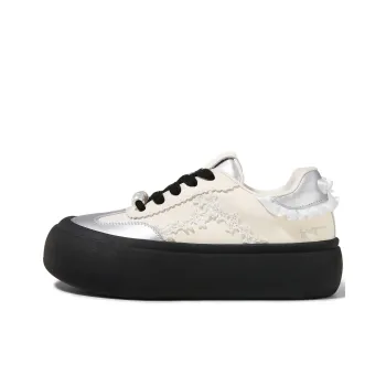 TTKJ Height Increasing Abrasion Resistant Low Top Skateboard Shoes Women's
