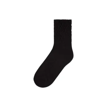 Vans Scrunch Crew Socks 1 Pair Mid-Calf Socks Women's Black