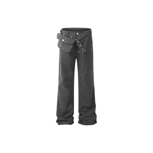 PAINT STAIN Jeans Unisex Gray