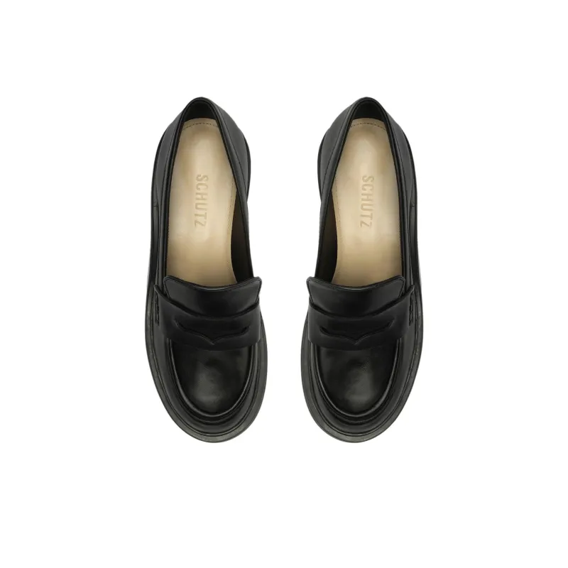 Schutz Viola Loafers 7.3cm Women's Black-4