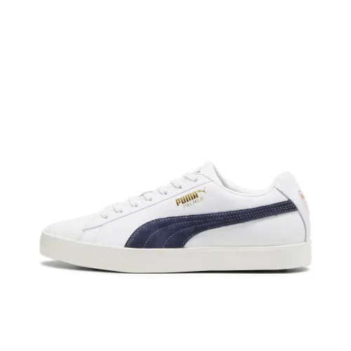 PUMA Thunder Golf Shoes Men Low-Top White/Navy Blue