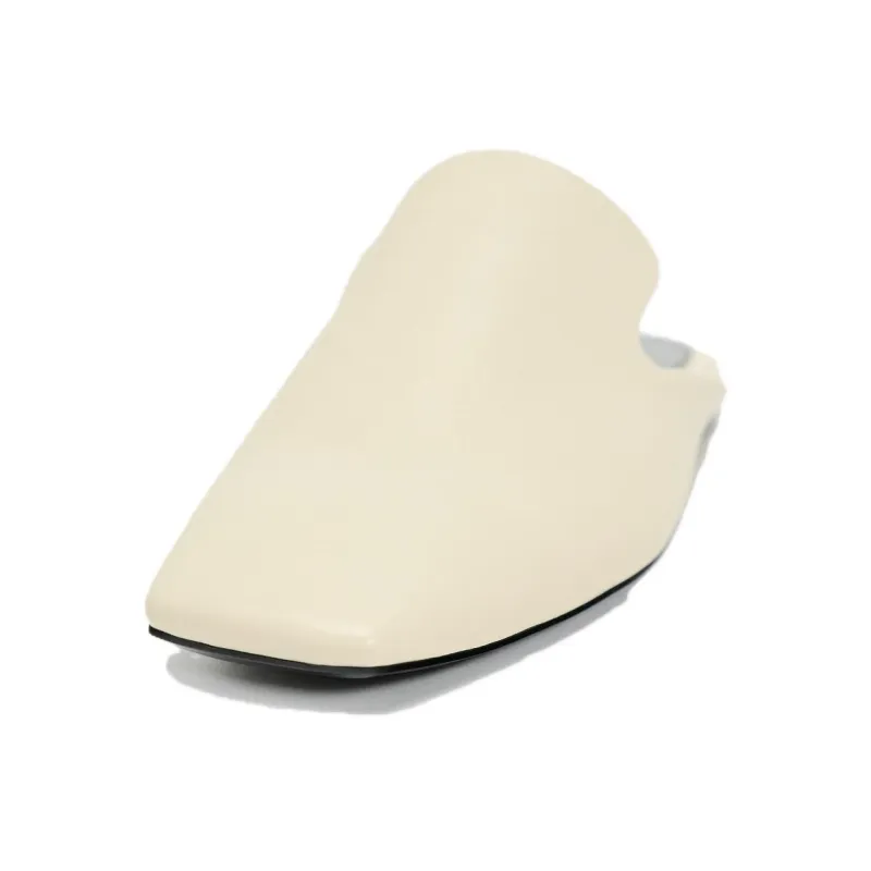 ZARA Slip-Resistant Wrap-toe Slippers Women's Light Beige Yellow-4