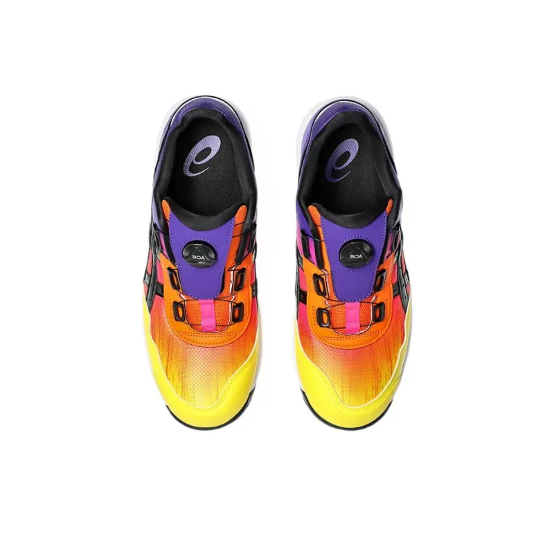 Asics Winjob Anti Slip Wear Resistant Low Top Casual Shoes Unisex Orange Pink Purple-2