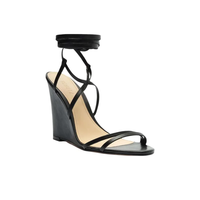 Schutz Deonne Strap Sandals 10.5cm Women's Black-2