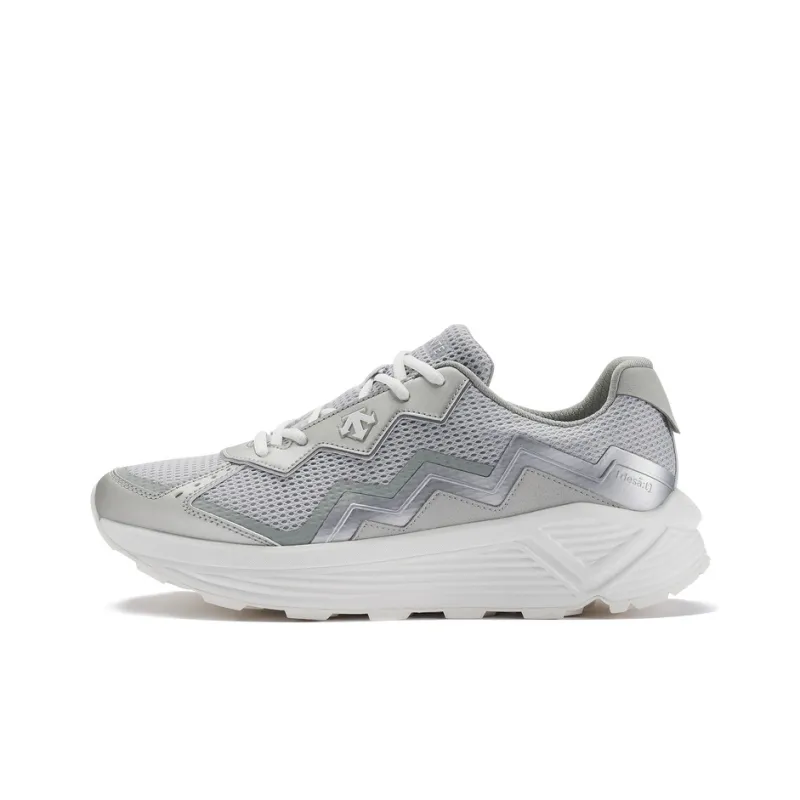 DESCENTE DUALIS Abrasion Resistant Slip Resistant Low Top Casual Shoes Women's Silver-0