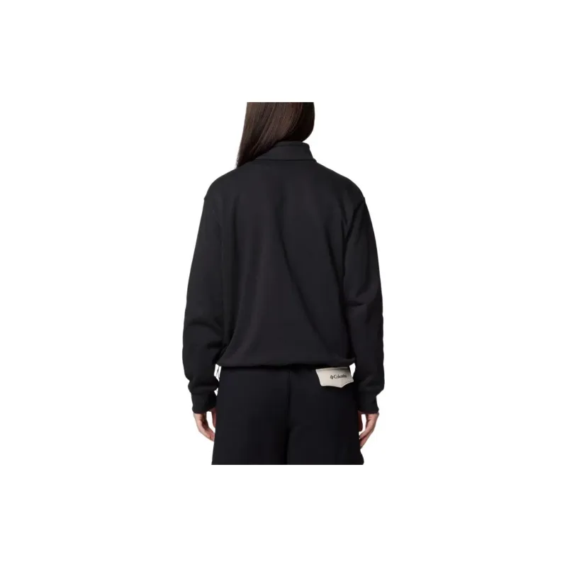 Columbia Lodge™ Quarter Zip Pullover Sweatshirt Women's Black-1
