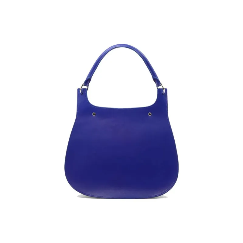 Fontana Milano 1915 Calfskin Handbag Women's Blue Purple-2